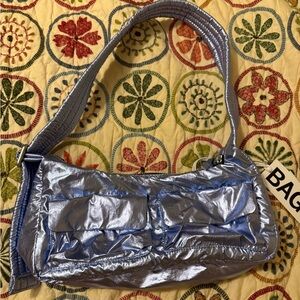 NWT Baggu Metallic Cargo Shoulder Bag
